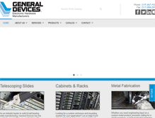 Tablet Screenshot of generaldevices.com